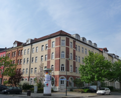 Ein Wohnhaus in Chemnitz